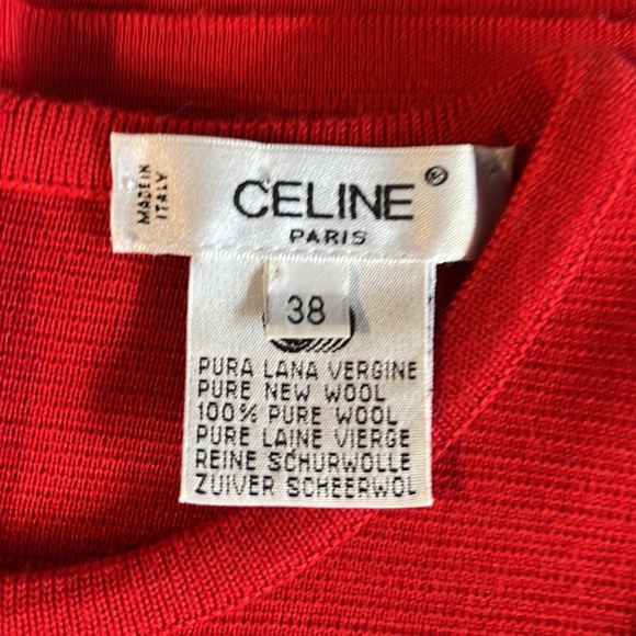 Celine/authentic wool top/size 38/pristine - Picture 4 of 5